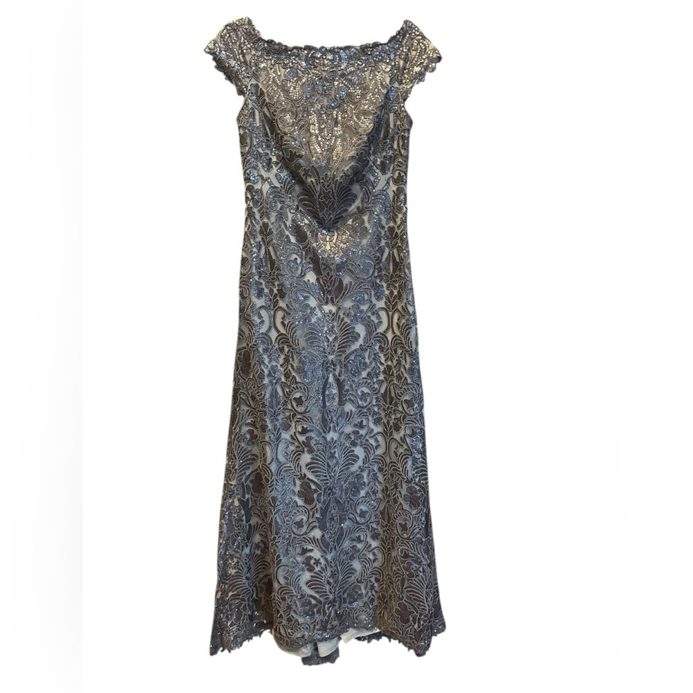 Tadashi Shoji Elegant Lace Off-Shoulder Dress size 6